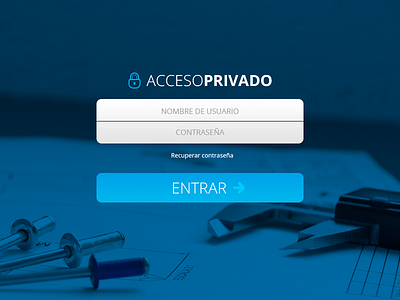 Private Access access interface login ui user