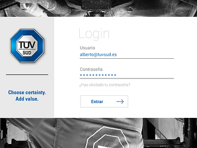 LOGIN PAGE intranet login page ui ux