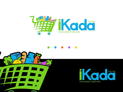 iKada - The Global Food Hub (Logo) branding design identity illustration illustrator logo logo design logo design branding professional logo sophisticated logo vector