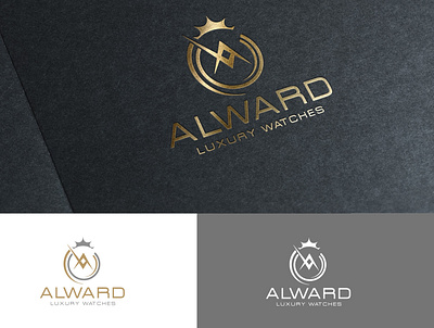 Alward Luxury Watches - Logo branding design illustration illustrator logo logo design logo design branding professional logo sophisticated logo typography