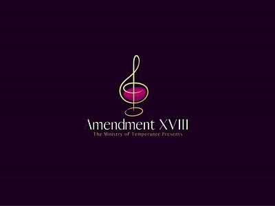 Amendment XVIII - Logo branding design identity illustration illustrator logo design logo design branding professional logo sophisticated logo typography