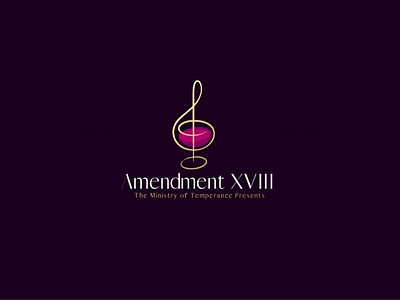 Amendment XVIII - Logo branding design identity illustration illustrator logo design logo design branding professional logo sophisticated logo typography