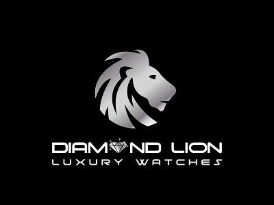 Diamond Lion Luxury Watches - Logo branding design illustration logo logo design logo design branding professional logo sophisticated logo typography vector