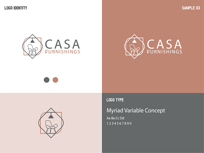 Casa Furnishings - Logo branding design illustration logo logo design logo design branding professional logo sophisticated logo typography ui