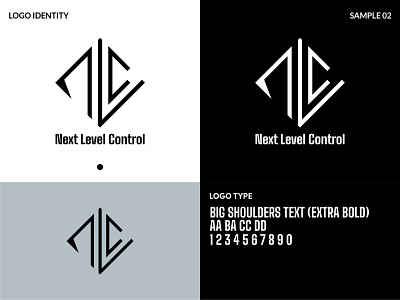 Next Level Control - Logo branding design graphic design logo logo design logo design branding professional logo sophisticated logo