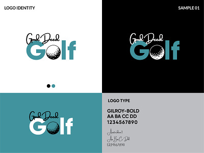 Good Deed Golf - Logo brand logo branding design logo logo design logo design branding professional logo sophisticated logo vector
