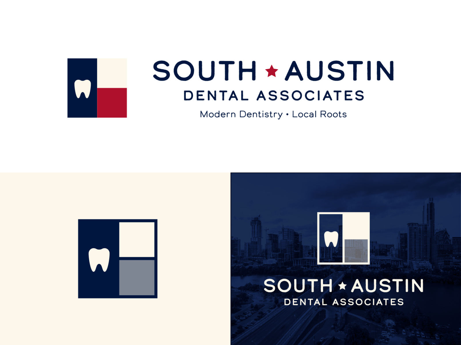 South Austin Dental Associates Branding by Nina Cristobal on Dribbble