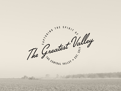 The Greatest Valley – Logo apparel brand branding logo logotype typography wordmark
