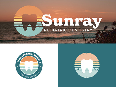 Sunray Pediatric Dentistry – Branding brand identity branding design logo