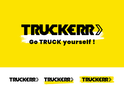 Truckerr - Drayage made easy bold brand identity branding design drayage geometic icon logo logotype mechanic sans serif thicklines truck trucker trucking typography visual identity