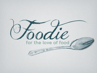Foodie Logo logo sketch texture