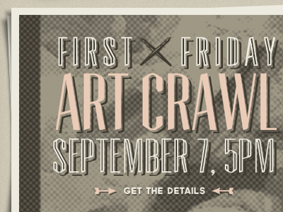 Art Crawl Banner art typography