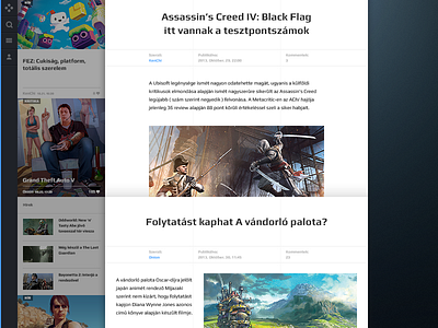 Pressanybutton - article layout cards game hellowiktor layout news pab pressanybutton screen ui web webdesign website