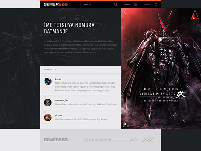 Gamer365 - abstract layout abstract concept game gamer365 hellowiktor layout news ui ux web webdesign website