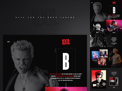 Billy Idol - website