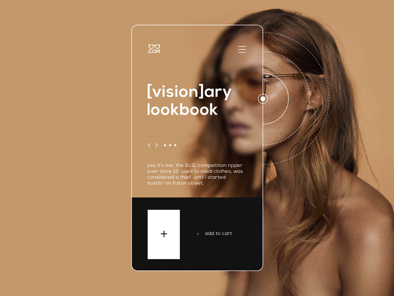 Superlative: 03 Glasses mobile clean design flat gif glasses.com grid minimal perfect ui ux web website