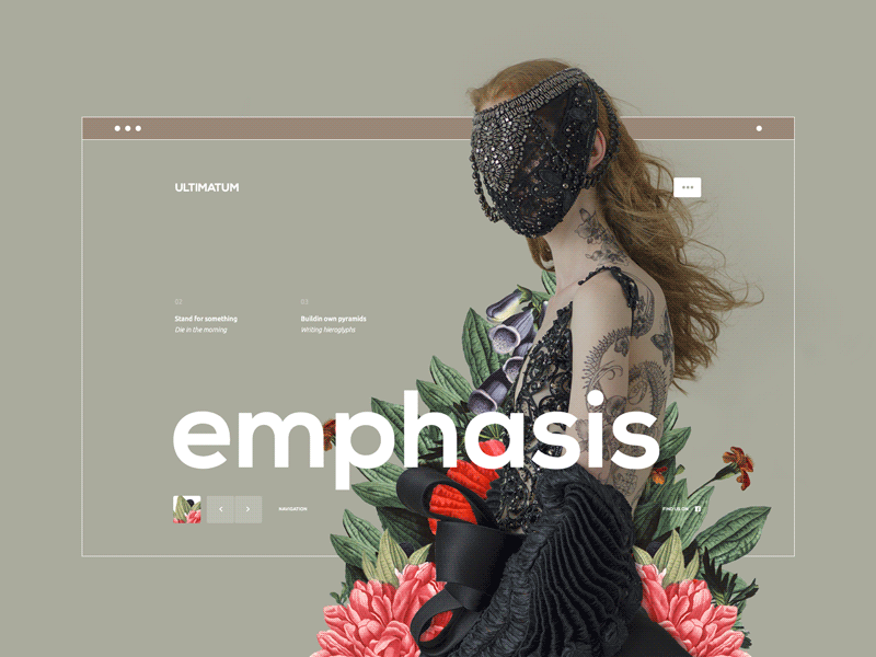 MEDIOCRE: 08 flowers gif glitch inspiration landing page layout responsive transition ui ux web website