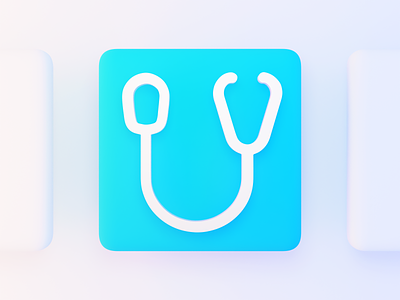 Healthcare 3D Icon 3d 3d icon 3d illustration big sur big sur icon blender healthcare icon icon app icon design icon designs logo mac os macos mobile app telehealth