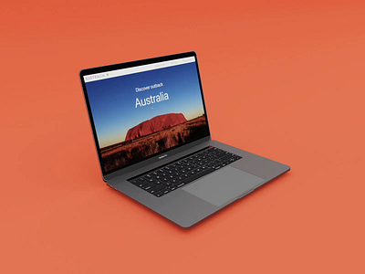 Outback Australia React Website (WIP) 3d 3d animation australia banana shire blender blender 3d design explore framerx outback outback australia queensland react reactjs travel web web app web design website