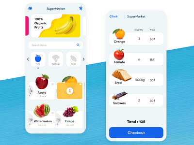 Super Market | Food App UI