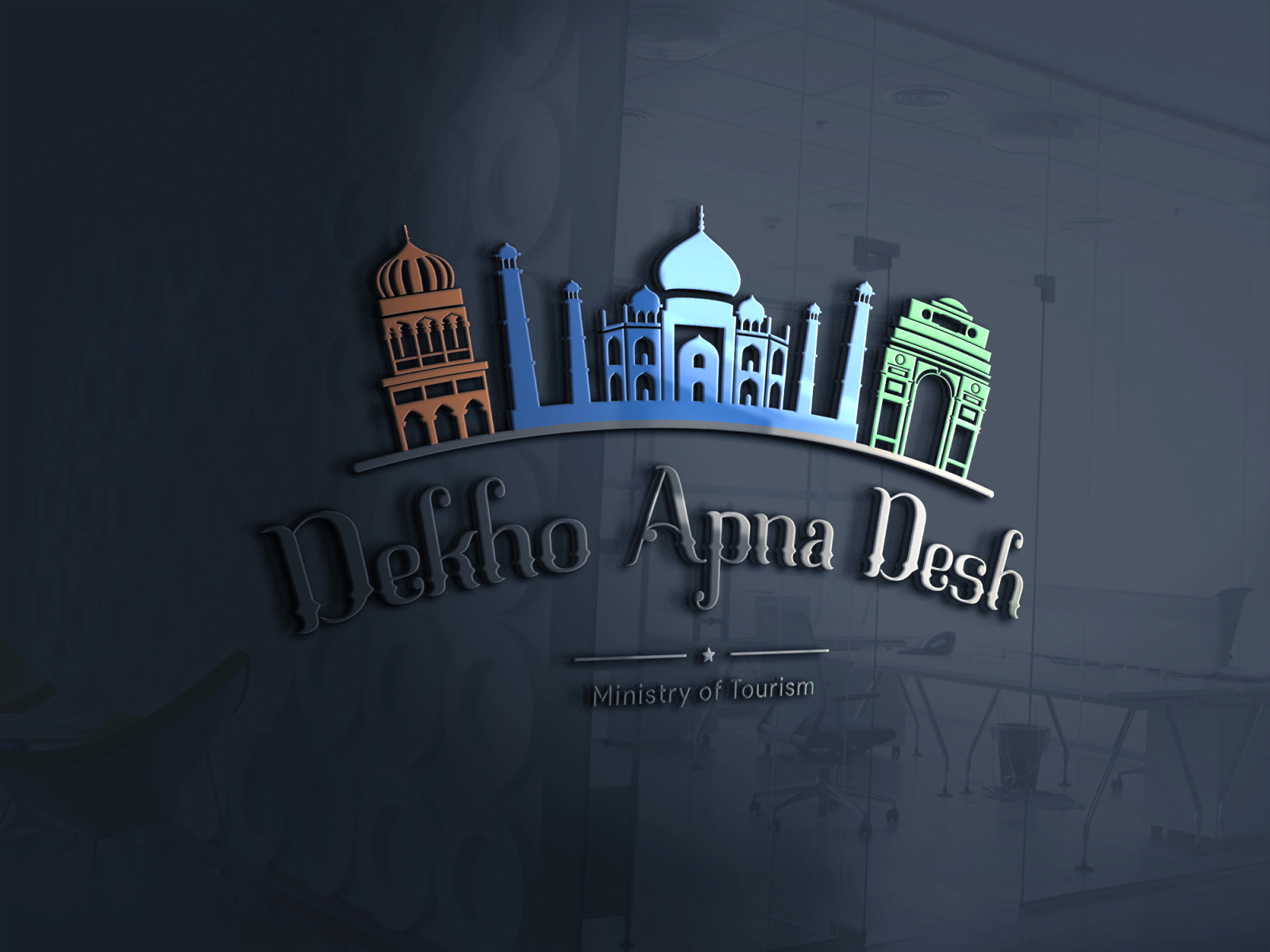 Dekho Apna Desh Logo Competition by Jenish Dhanani on Dribbble