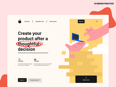 UI practice design ui