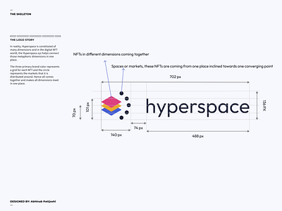 Hyperspace logo ideation graphic design logo