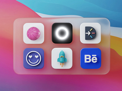 Big Sur! 3d 3d art 3d icon app icon apple big sur bigsur blender blender 3d c4d icons macos macos icon openvy wwdc