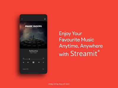 Music App Concept branding dailyui design mobile mobile app design music music app songs streaming typography ui ux