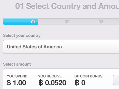 Bitcoin iPhone App UI Peek