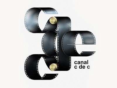 canal c de c design illustration lettering type