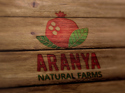 Aranya Natural Farms branidentity braning creative creative agency farm freelance designer logo logodesign nature pomegranate visual