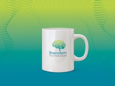 Brainstem Technologies ai brain branding colorful communication design design freelance designer gradation graphic design identity identity design india logo logo design visual