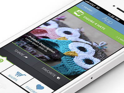 Alternate Iphone App Design app blue detail detail view green grey ios iphone joel ferrell tab bar tabs