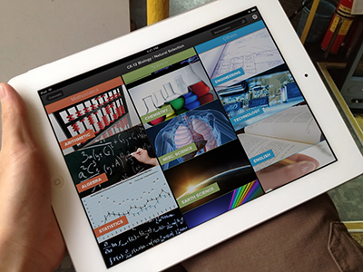 CK-12 Subject Browser Scroll ck 12 ck12 epub ios ipad joel ferrell learning mobile tablet twin engine labs