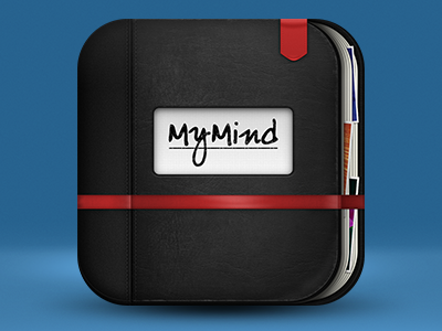 MyMind Icon Dribbble icon ios ipad iphone joel ferrell logo mobile mymind notes tablet