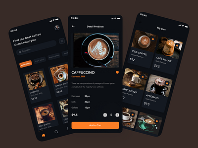 Coffee Shop App website