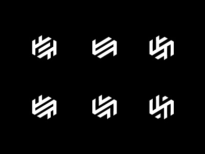 Variations for INDETEC. black blackandwhite branding engineering engineering logo flat geometric lette logo logo logodesign minimal vector