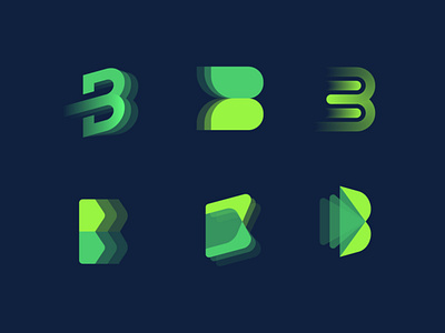 B - logo design 3d 3d logo b b logo blockchain branding graphic design identity logo modern logo
