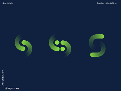 S letter abstract block branding design identity letter logo s slogo smart