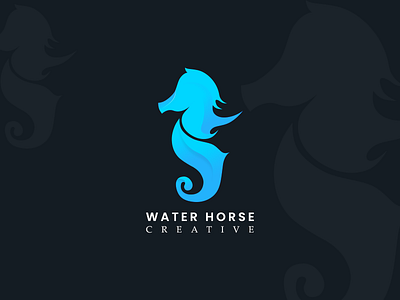 Water Horse Logo branding creative design illustration logo logo deisgn smart logo vector waterhorse