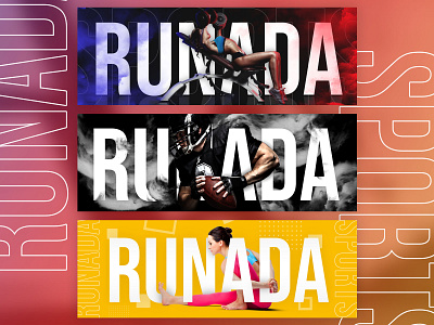 Runada sports banner design banner design branding creative design sports design sportswear web