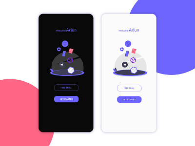 AR APP UI adobe android app branding design dribble illustration ui uidesign ux uxdesign