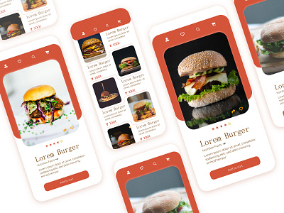 BurgerAPP UI adobe adobe xd app design behance project branding creative design designinpiration dribble graphic design graphicdesign illustraion ui userinterface ux ux design webdesign