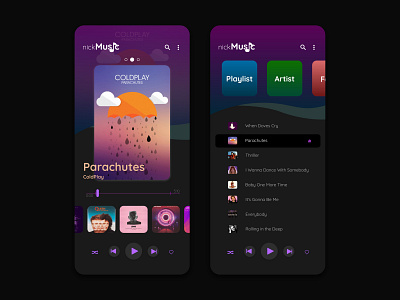 Music App Black Theme adobe app design branding design dribble europe landingpage uidesign ux uxdesign webdesign