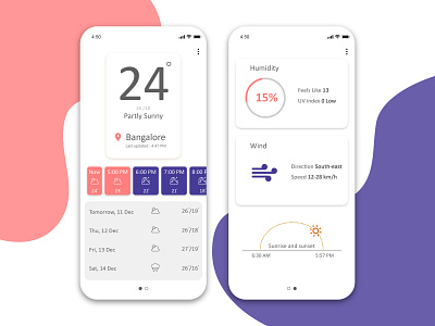 Weather_App_UI adobe app branding design dribble ui uidesign ux uxdesign weather app webdesign