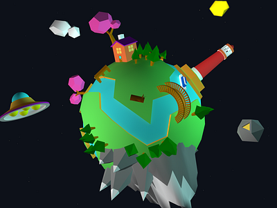 Low Poly Planet