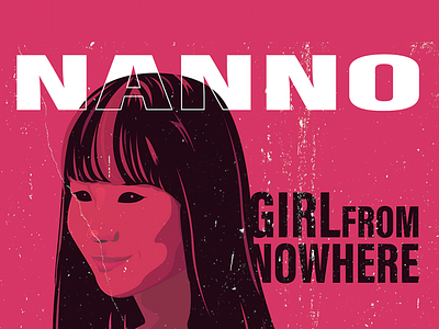 Nanno "Girl from Nowhere" design illustration ilustr vector