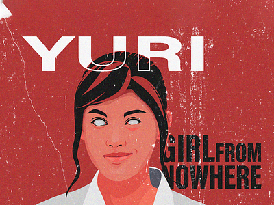 Yuri "Girl from Nowhere" design illustration ilustr vector