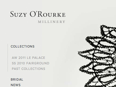 Suzy O'Rourke Navigation & Logo